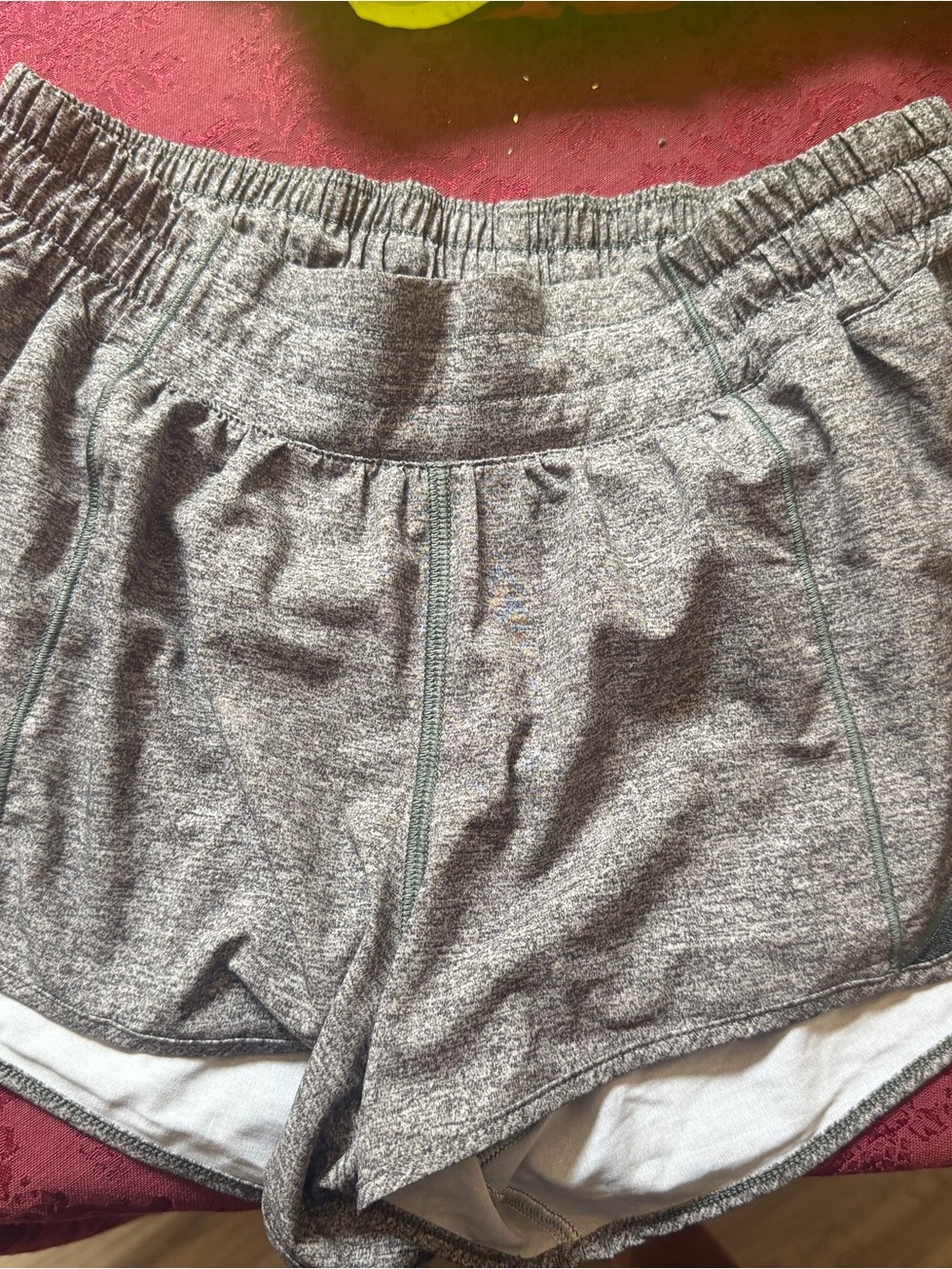 lululemon athletica Heather Gray Women’s Athletic Shorts